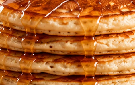 Interior suave de pancakes